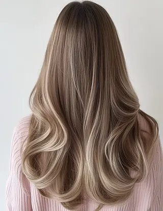 ロング カラー ハイトーン/レイヤー SHUNのヘアスタイル