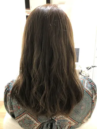 セミロング カラー パーマ ✨🌿大人可愛い愛さ れhair🌿✨松本のヘアスタイル