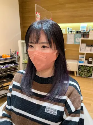 カラー 全国1位🥇世界5位 小野田　礼花のヘアスタイル