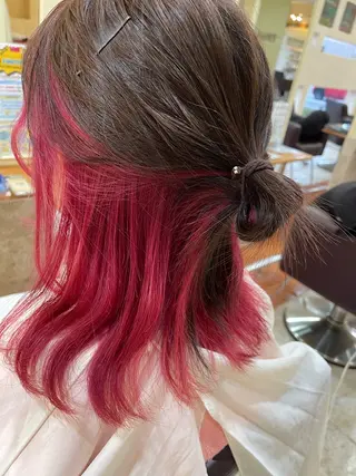 ミディアム VENIRE古川店所属・端野七海 縮毛矯正のヘアスタイル