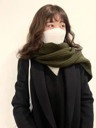 ミディアム カラー 佐藤 永夏のヘアスタイル