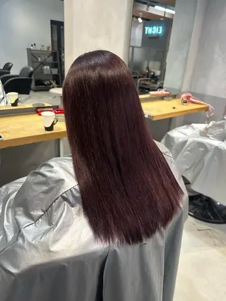 セミロング カラー 💖ハイライト/ハイ トーン💖MIKIのヘアスタイル