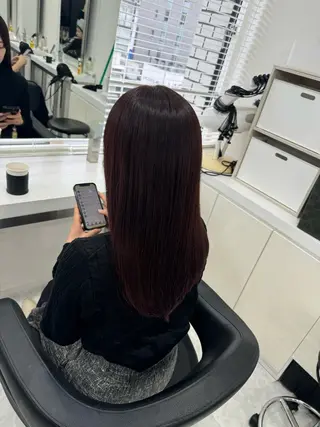 カラー 大人っぽ韓国🤍ブリ ーチ/mitsukiのヘアスタイル