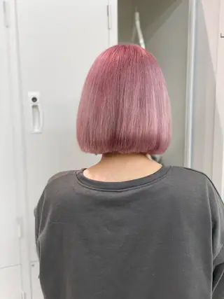 ミディアム カラー ショーヤ/ブリーチ /バレイヤージュのヘアスタイル