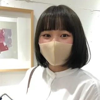 ミディアム カラー パーマ ヘアアレンジ メンズ キッズ ネイル マツエク・マツパ アイブロウ お洒落パーマ/ボブ ❄️Tomoka❄️のヘアスタイル