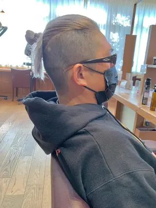 ショート カラー パーマ メンズ Artist 藤﨑紘成のヘアスタイル