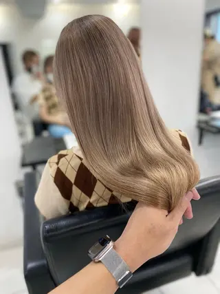 ロング カラー opus 店長大和 レイヤー/赤み消しのヘアスタイル