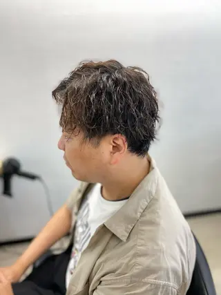 カラー パーマ メンズ Hair Labo NOSH六本松店のヘアスタイル