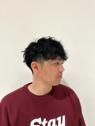 パーマ メンズ 髪質改善/ストレート パーマ長久手/ひかるのヘアスタイル