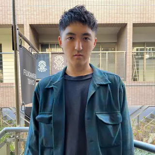 ショート メンズ 🌈圧倒的デザイン パーマ　関和希のヘアスタイル