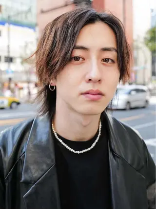 ショート カラー パーマ メンズ キッズ cecil hair 難波店所属・髪質改善透明感カラー /SHOGO☀️のヘアスタイル