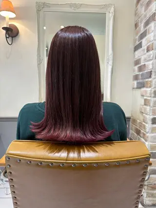 カラー 鈴木弥月/大人ボブ× 透明感カラーのヘアスタイル