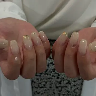 ネイル Ray. ちゅるん系ニュアンスのネイルデザイン