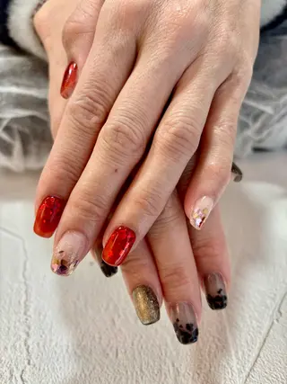 ネイル KAMIANYUIYA Nail LAB 【カミアンユイヤネイルラボ所属・金澤 藍のネイルデザイン