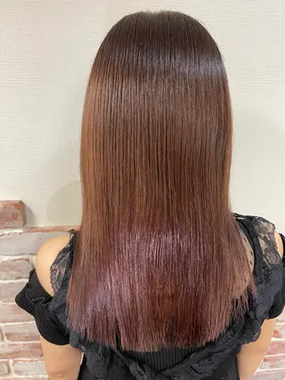 ミディアム 【髪質改善特化】 新宿/縮毛矯正/セラのヘアスタイル