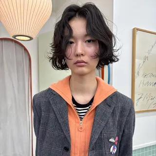 ショート カジュアルパーマ/ 似合わせヘア/ショウのヘアスタイル