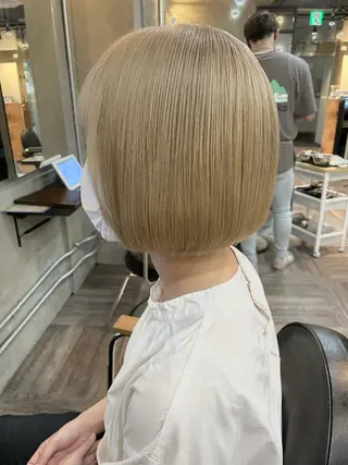 ショート La fith hair ponte所属・🔥ハイトーン🔥 🌈柴田尚貴🌈のヘアスタイル