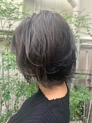 ショート カラー レイヤーカット/艶髪 ✨💭KIRARIのヘアスタイル