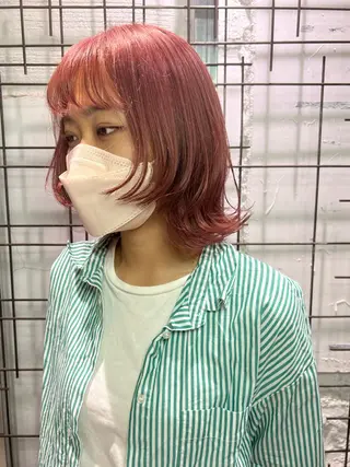 カラー AYANE 韓国ヘア /レイヤーカットのヘアスタイル