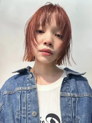 ショート カラー 丸山渉/表参道 レイヤーボブのヘアスタイル