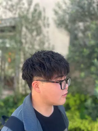 パーマ メンズ メンズパーマ/ウルフ /似合わせカット滉一のヘアスタイル