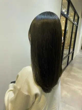 ロング カラー パーマ ♡オシャ髪♡AI ✂️newi町田のヘアスタイル