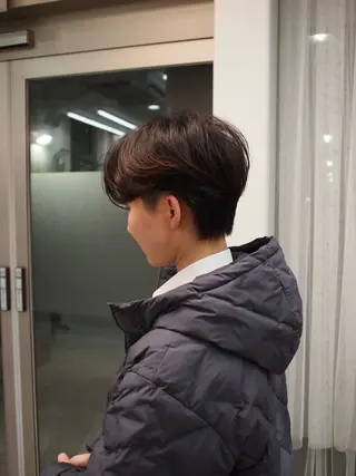 ショート パーマ メンズ 草場 遼子/ショートカットのヘアスタイル