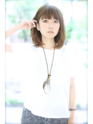 ミディアム カラー パーマ ヘアアレンジ メンズ キッズ ネイル マツエク・マツパ 透明感カラー💖 Stylist佐藤澪のマツエク・マツパデザイン