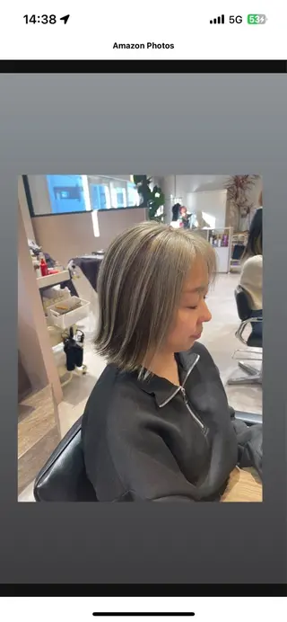 ミディアム カラー ✨艶髪職人艶カラー✨ 中本輝人のヘアスタイル