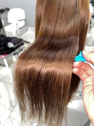 ロング 透明感ミルクティー✨ 西澤 ジュンヤのヘアスタイル