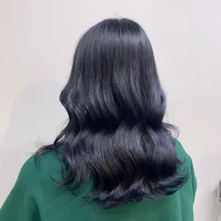 セミロング ブリーチカラー 🩵MIZUKIのヘアスタイル