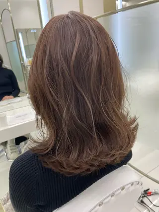 ミディアム カラー COA GINZA 空也/前髪/顔まわりのヘアスタイル