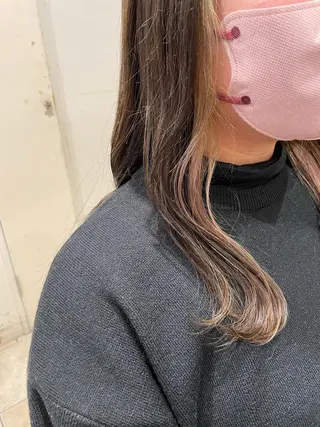 セミロング カラー 松本 美涼のヘアスタイル