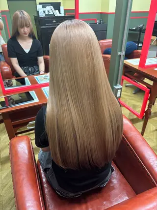 ロング カラー cure 船橋店所属・メンズヘア/艶カラー /ブリーチ/魁人のヘアスタイル