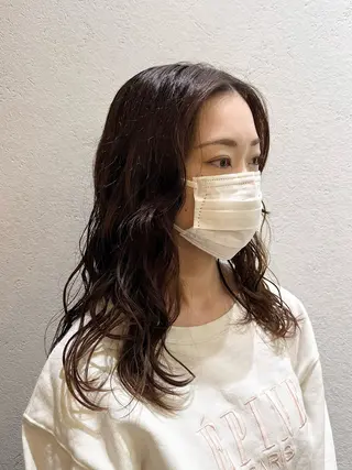 ロング パーマ 縮毛矯正/艶髪カラー /パーマ/ひふみ🌱のヘアスタイル