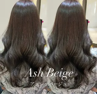 ロング ‪🤎艶感ベージュ/ ミルクティー‪🤎のヘアスタイル