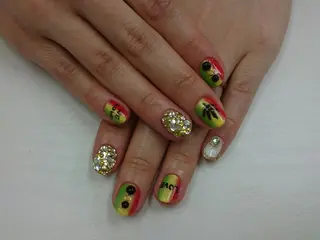 ミディアム ネイル nail salon Blancのネイルデザイン