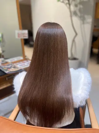 ロング 渡壁 文那のヘアスタイル