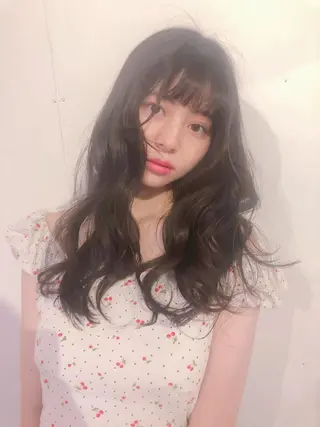 ロング 艶髪/モテヘア🎀 MIHOのヘアスタイル