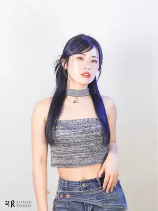 ロング broaden by anon所属・瀧上 寧音のヘアスタイル