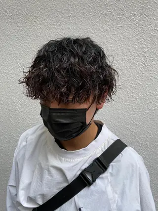 パーマ メンズ ハマベ イクト FLORENのヘアスタイル