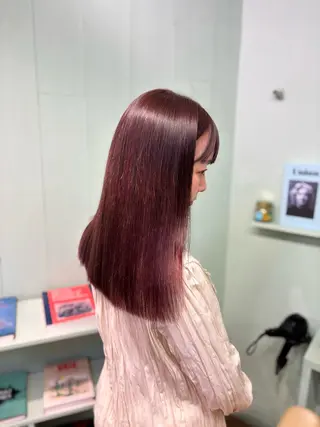 カラー 艶盛れ透明感カラー/ kanna🖤のヘアスタイル