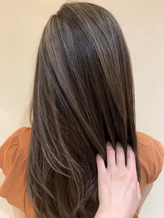 ロング カラー 似合わせカラー/艶 髪質改善/ヨシザキのヘアスタイル