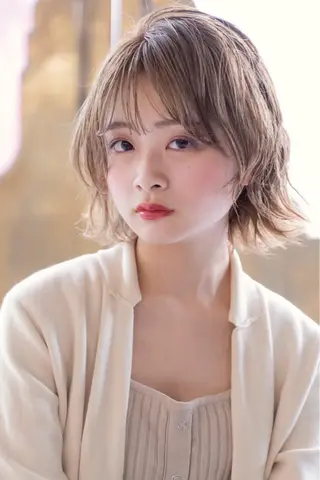 ミディアム カラー 💘透明感カラー💘 沖本 将宏のヘアスタイル