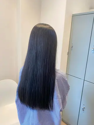 ロング カラー 越後 匡貴のヘアスタイル