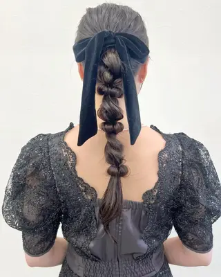 ロング ヘアアレンジ 初めてのショート お任せください✂️のヘアスタイル