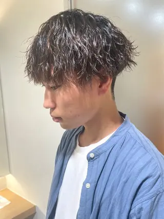 パーマ メンズ 佐藤 梨里花 ❤︎のヘアスタイル