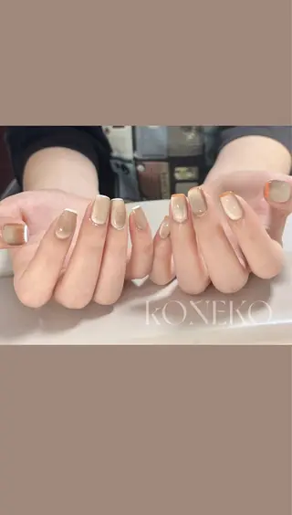ネイル コネコネイルサロン モデル用のネイルデザイン
