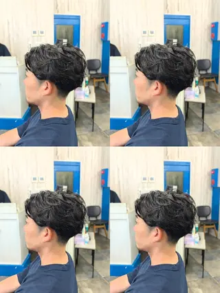 メンズ パーマ メンズパーマ/顔周り レイヤーカット/えののヘアスタイル