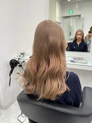 ロング カラー 💖ミルクティー💖 あかり💖のヘアスタイル